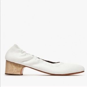 Rachel Comey Block Heels In White Leather